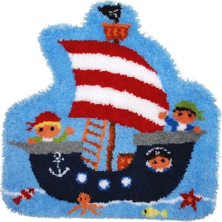 Knoopvormtapijt kit Piratenboot - Vervaco - PN-0157787