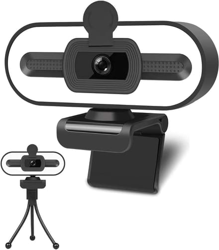 Webcam voor PC - Streaming Camera - 4K Kwaliteit - Zwart