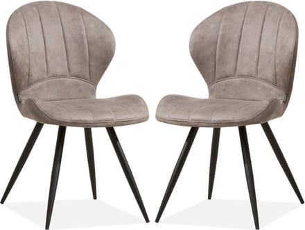 Eetkamerstoel Magic - Pebble (set van 2 stuks)