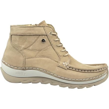 Wolky Dames Hoge veterschoenen Salado kaki nubuck 41