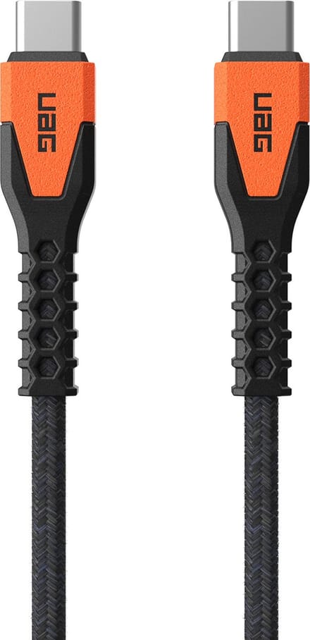 UAG Kevlar® Core USB-C naar USB-C Kabel 60W Power Delivery 1.5M Oranje