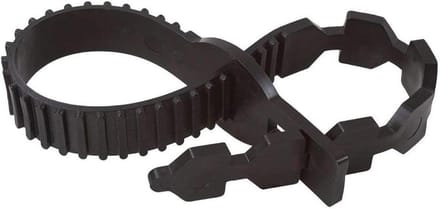 Boom Bindband - Plantenbinder Elastisch - Bomen Steunen - Tanden Verstelbaar - 60 cm - Zwart