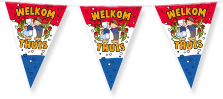 Vlaggenlijn - Welkom thuis - 10m