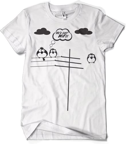 Hybris He's Got WiFi T-shirt White