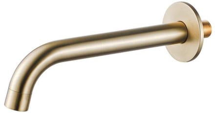 FugaFlow Eccelente Sobrado Uitloop - 27cm - inkortbaar - geborsteld messing