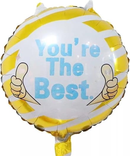 Folieballon youre the best, 40cm kindercrea