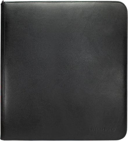 Ultra PRO Vivid 12-Pocket Zippered Pro-Binder Black