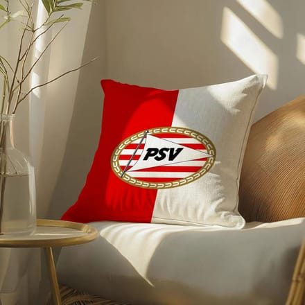 Psve-Eindhoven Kussensloop Kussensloop, Dubbelzijdig Bedrukt, Bankkussen, Slaapkamer Hoofdeinde Short plush 30*30(CM)-1Pcs