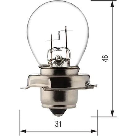 Motorlamp Bosma P26s 6v