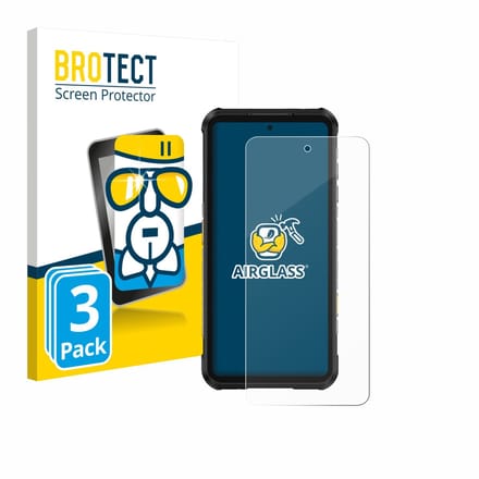 Screenprotector 3 Stuks voor Ulefone RugOne Xever 7 Pro Beschermglas transparant