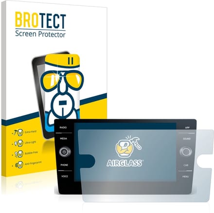 Screenprotector voor Volkswagen Touran 2017 Discover Media 8" 2017-2019 Beschermglas transparant