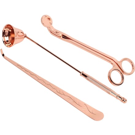 3 stuks Kaarslont Trimmer Set Lont Trimmer Kaars Doffer Lont Dipper Roestvrij Staal Kaars beige