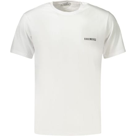 Bikkembergs Witte Katoenen T-Shirt voor Mannen