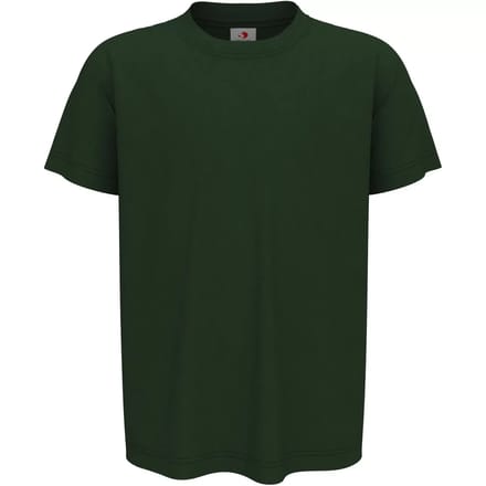 Stedman Kids´ Classic-T S140K - Bottle Green - S (122/128)