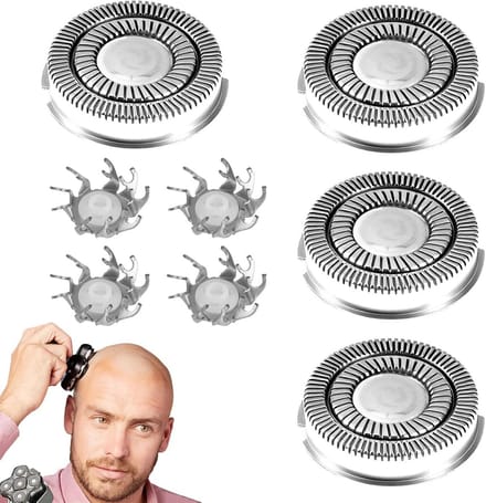 Scheermesjes Vervanging - Reservemesjes Scheerapparaat - Glad Scheren - Universele Pasvorm - 8 Stuks - Zilver