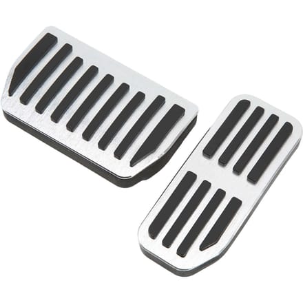 Rem Gaspedaal Set Antislip Aluminiumlegering Vervanging voor Jaguar F E I PACE XE XF white