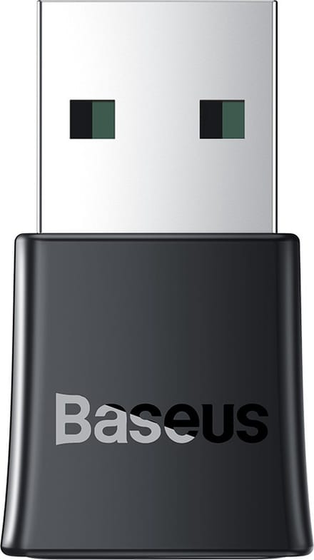 Baseus BA07 Draadloze USB Bluetooth Adapter - Bluetooth 5.3 - Bereik tot 20 m - Windows 8.1 / 10 / 11 - Zwart