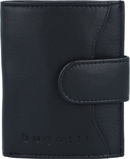 Bugatti Secure Smart Wallet RFID Leather 8 cm - Jongens - Staand formaat - schwarz