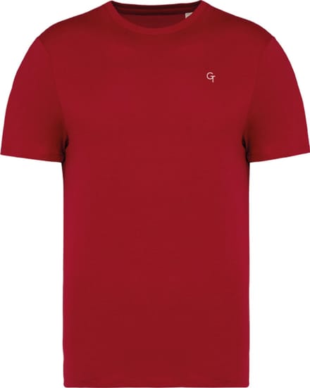 G-TOWN Essential Small Logo – T-shirt – Heren – Maat XXL – Rood
