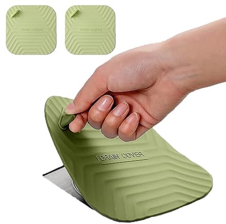 Vierkante Siliconen Doucheafvoerafdekking - 15cm
