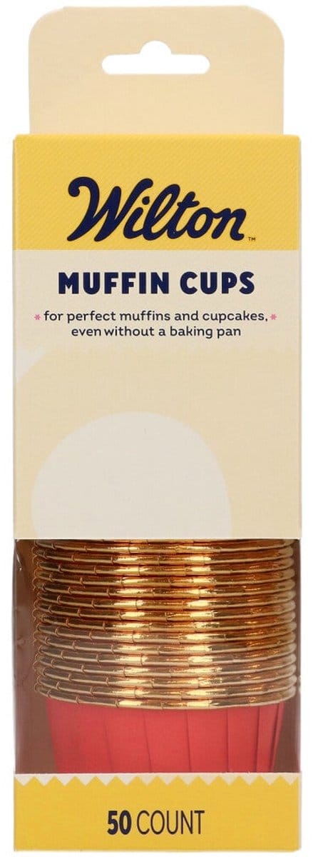 Wilton Muffin Cups - Rood - Set/50 - Bakvorm voor Muffins en Cupcakes