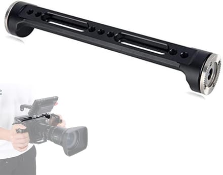 NATO Rail met Dual Rosette Mount Adapter voor Handgrepen en Camera Shoulder Rig Accessoires