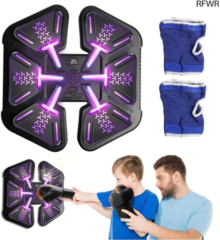 RFWR® Boksmachine met Bluetooth en LED Verlichting – Interactieve Muziek Training voor Volwassenen