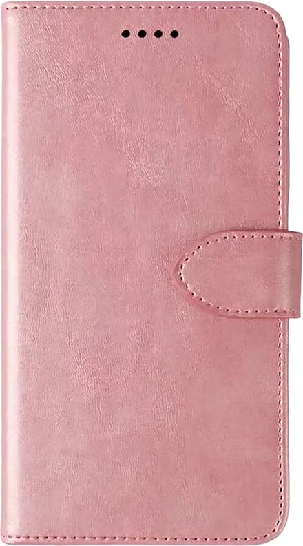 Hoesje geschikt voor iPhone 16 Plus - Bookcase - Pasjeshouder - Portemonnee - Kunstleer - Roze