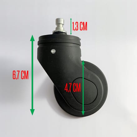 Universeel Kofferwiel 360° Draaibaar - Klaar voor Montage