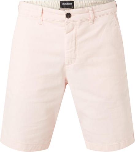 LYLE & SCOTT Straight fit chino shorts met stretch - Maat 36