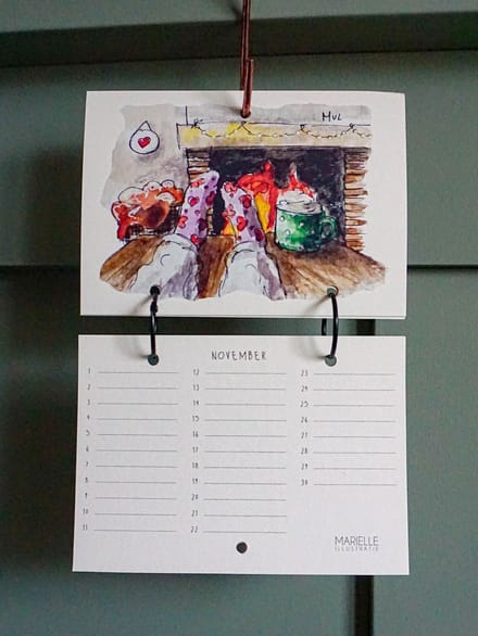 Verjaardagskalender, 21x15cm