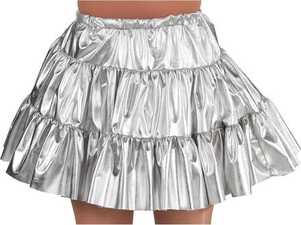 Magic Design Verkleedrok Dames Polyester Zilver Maat L
