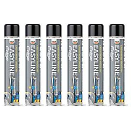 Markerverf Easyline Edge - 6 spuitbussen 750 ml - zwart