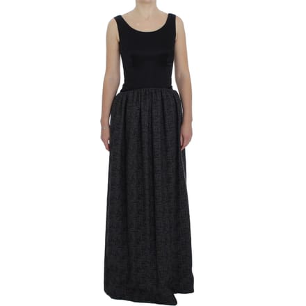 Dolce Gabbana Aline Mouwloze Maxidress