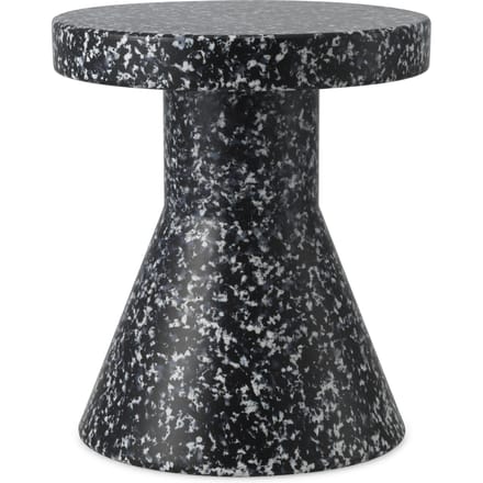 Normann Copenhagen Bit Stool Cone Kruk - zwart/wit