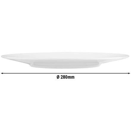 (6 stuks) SELTMANN WEIDEN Bord - plat - Ø 280mm - Wit