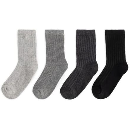 Prénatal sokken 4 paar Grey Melee Dark 3-6 heren