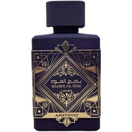 Eau de Parfum - LATTAFA - Badee Al Oud Amethyst (Groene Velly) - Unisex - 100 ml - Kleur groen
