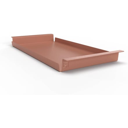 Steellish Dienblad Rechthoek - Tray - Oud Roze - Aluminium - 61×29×5