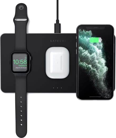 Satechi Trio Wireless Charger With Magnetic Pad