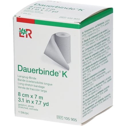 Lohmann & Rauscher Dauerbinde K 8cmx7m 105905 1 Verband