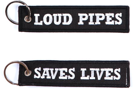 Sleutelhanger Loud pipes saves lives