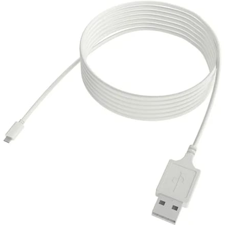Motionblinds USB-C Kabel - 3 meter - Laadkabel voor Gordijnmotor - Wit - 1 Stuk