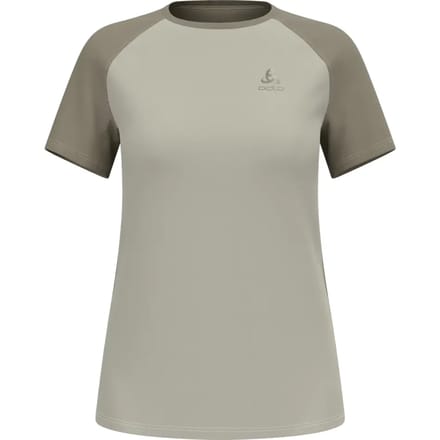 Odlo X-Alp Trail Hardloopshirt Dames-grijs, olijf
