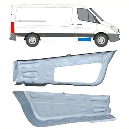 Reparatie voorste trap voor Volkswagen Crafter 2005-2017 / Links + Rechts / Set