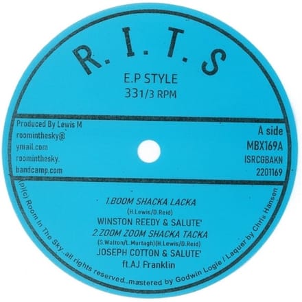 Winston Reedy & Joseph Cotton & Vin Gordon & Ansel - Boom Shacka Lacka (7" Single)