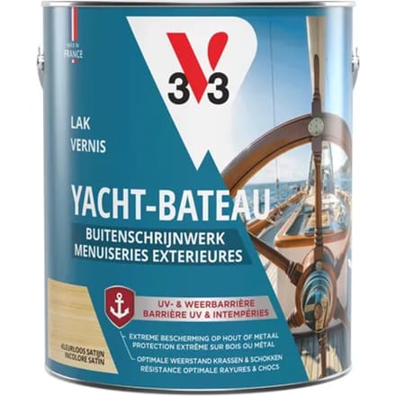 V33 Bootvernis Kleurloos Zijdeglans 2,5l