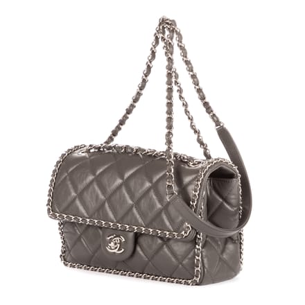 Chain-Around Small Single Flap  Schoudertas