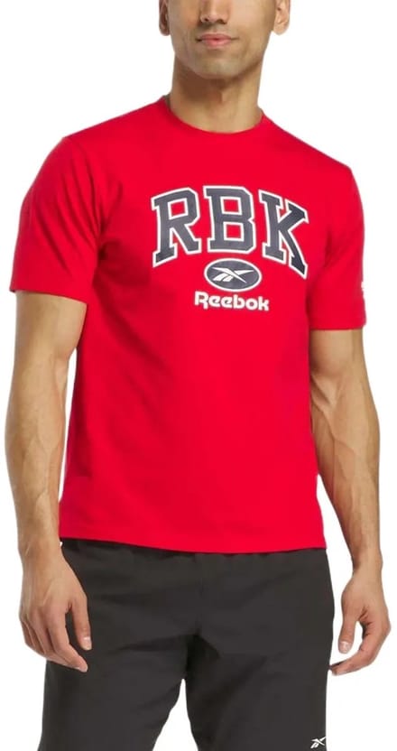 Reebok Collegiate T-shirt Met Korte Mouwen Rood S Man