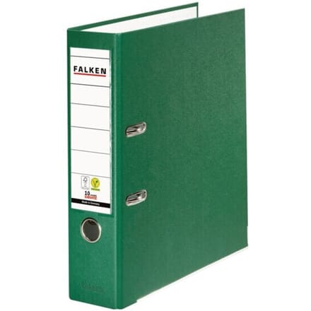 Falken PP color ordner, A4, rugbreedte 80 mm, 1 stuk, groen
